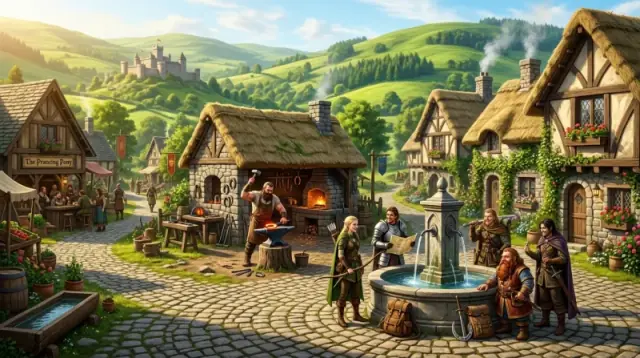 Villagers & Heroes Copertina
