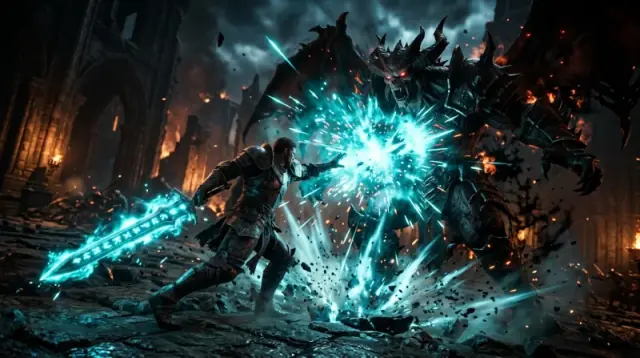 Schermata di combattimento di Eternal Hero